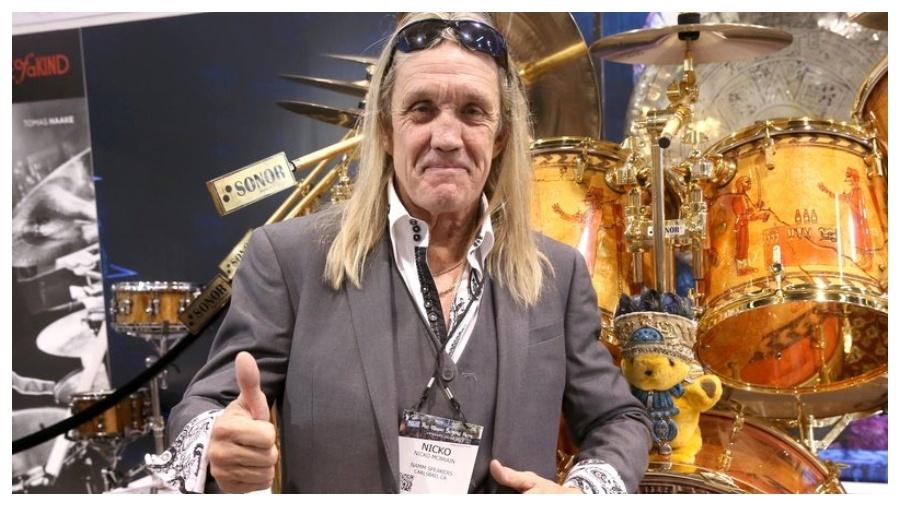 Nicko McBrain, baterista do Iron Maiden - Reprodução: Jesse Grant/Getty Images