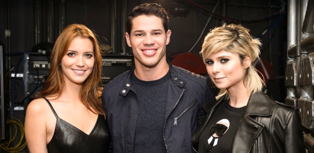 Nathália Dill, José Loreto e Julianne Trevisol no "Altas Horas" - Ramon Vasconcelos/Rede Globo - Ramon Vasconcelos/Rede Globo