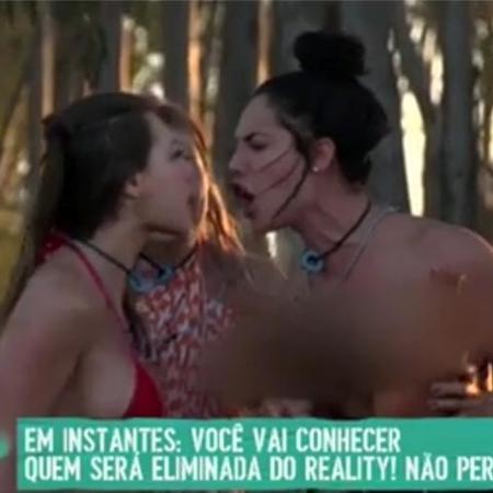 Wendy e Aline Mineiro discutem feio no "Largadas e Peladas" - Reprodução/Band - Reprodução/Band