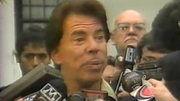 Silvio Santos fala sobre impugnação de candidatura à Presidência, em 1989 - Reprodução - Reprodução