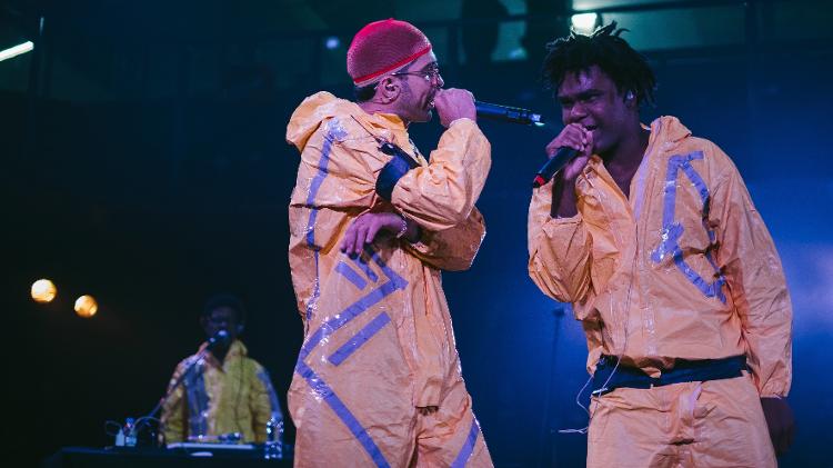 Don L e Terra Preta durante show no último fim de semana no CCSP - Filipa Aurélio/Divulgação - Filipa Aurélio/Divulgação