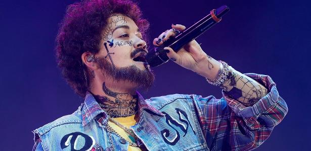 Rita Ora como Post Malone - John Phillips/Getty Images - John Phillips/Getty Images