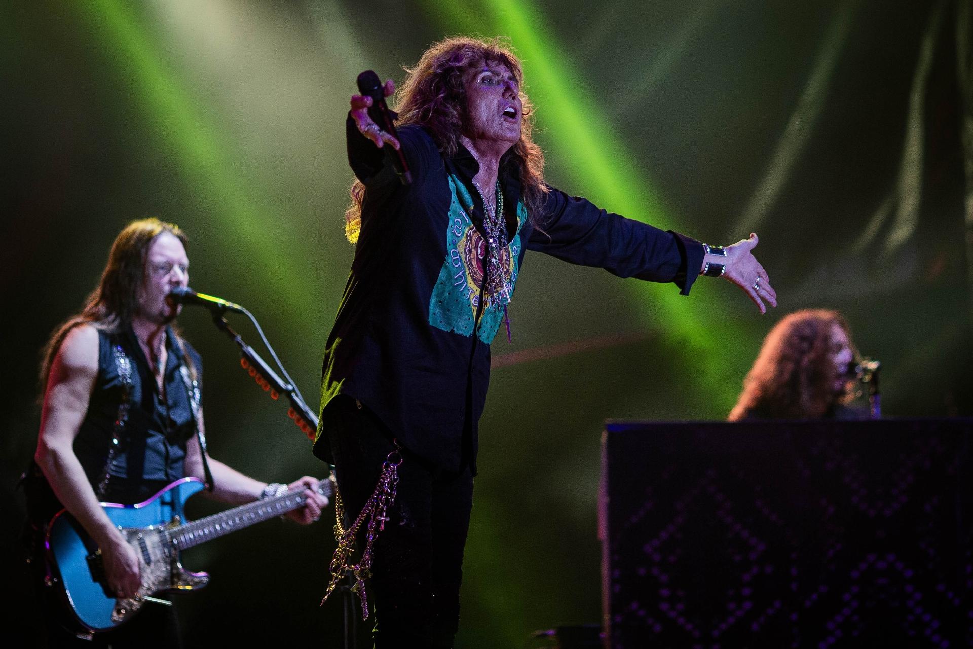 Whitesnake se apresenta no palco Sunset do Rock in Rio 2019 - Eduardo Anizelli/Folhapress