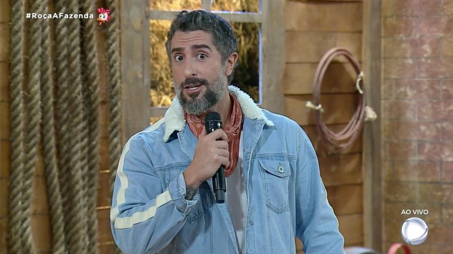 Marcos Mion apresenta noite de formação da roça em A Fazenda 2019 - Reprodução/RecordTV