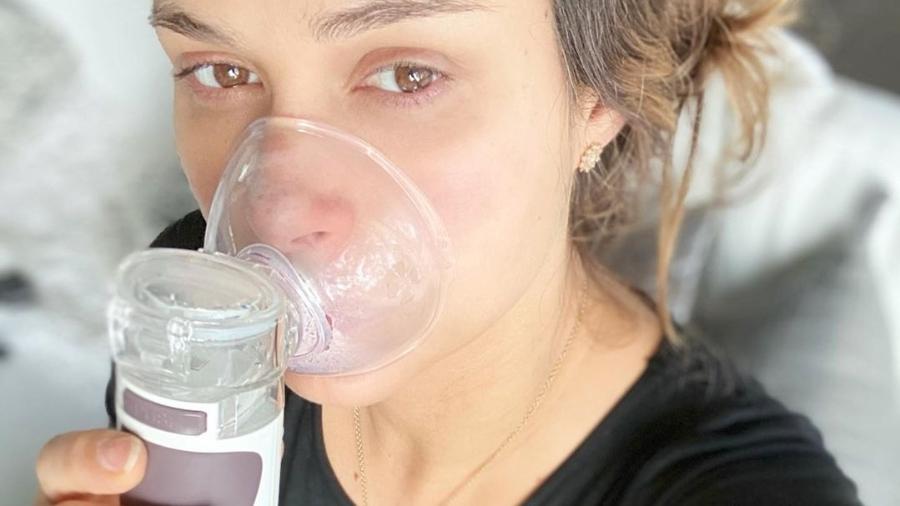 Fernanda Machado, que está grávida, revelou estar com pânico por saber que está com influenza - Reprodução/Instagram