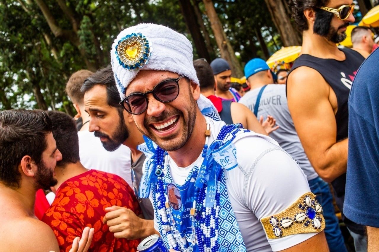 Foliões curtem o bloco de Bell Marques em São Paulo - Edson Lopes Jr./UOL