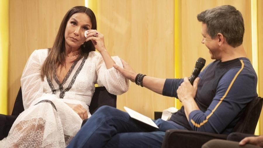 Ivete Sangalo se emociona no "Tamanho Família" - reprodução/Globo