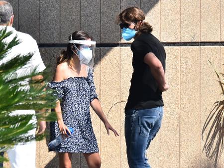 Tatá Werneck recebeu críticas por "excesso" de proteção em velório de Paulo Gustavo - Marcelo Sá Barretto/AgNews