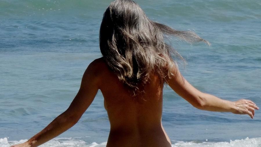 Frequentadora do New Cambium, condomínio naturista da República Dominicana - Reprodução/Facebook