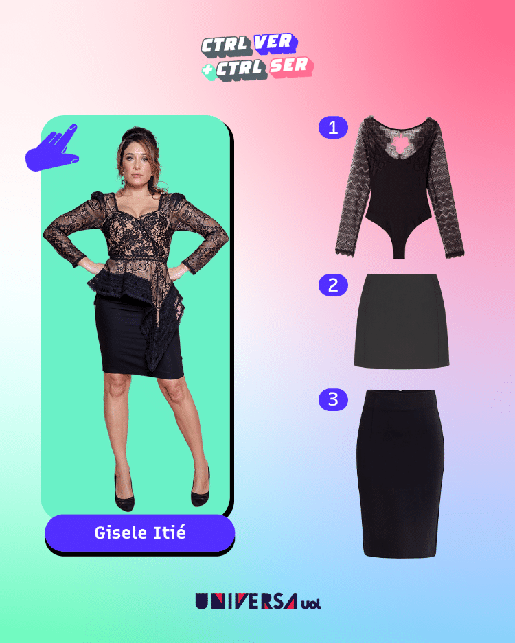 Copie o look Giselle Itié - Arte/ysoke - Arte/UOL