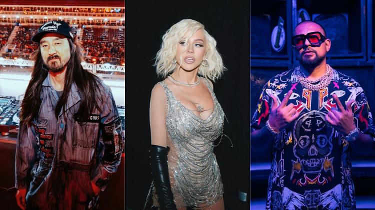 Steve Aoki, Christina Aguilera e Sean Paul, atrações internacionais do Festival CarnaUOL 2025