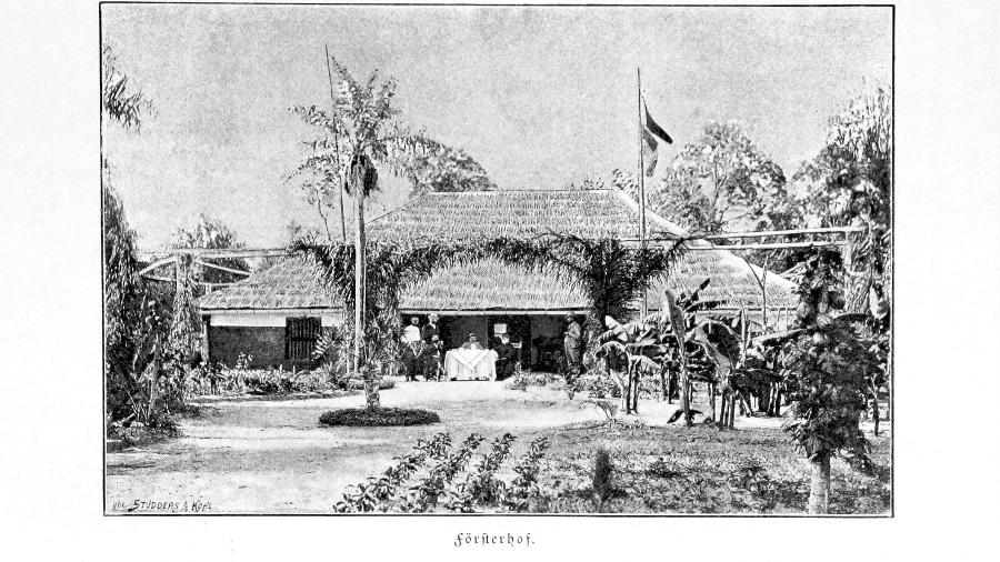 Nueva Germania em imagem de 1891 Nueva Germania em imagem de 1891