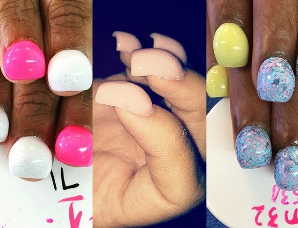 Conheça a "unha lombada", nova moda entre fãs de nail art - Reprodução/Instagram/@nailsbyann/@yamilethrey