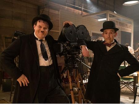 John C. Reilly e Steve Coogan em cena de "Stan & Ollie" - Reprodução