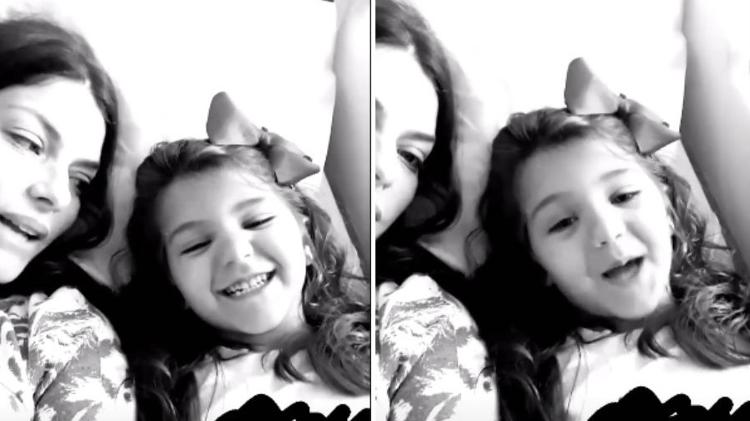 Ana Paula Tabalipa após cirurgia com a  filha - Reprodução/Instagram - Reprodução/Instagram