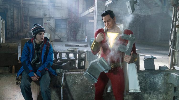 Zachary Levi em cena de Shazam - Steve Wilkie/ & © DC Comics - Steve Wilkie/ & © DC Comics