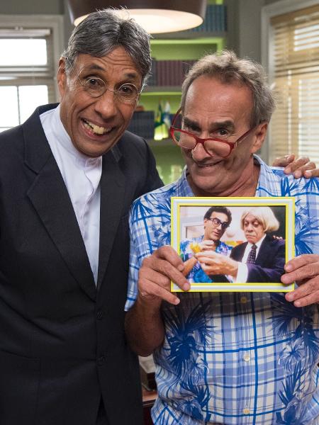 David Pinheiro e Eliezer Motta - Estevam Avellar/ TV Globo - Estevam Avellar/ TV Globo