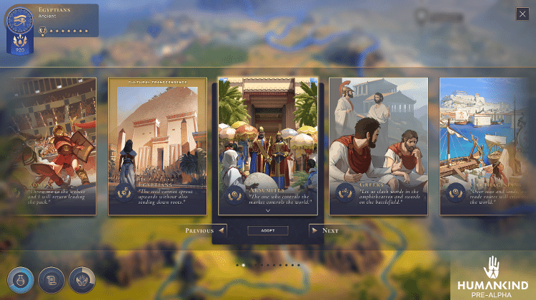 Humankind opções - Divulgação - Divulgação