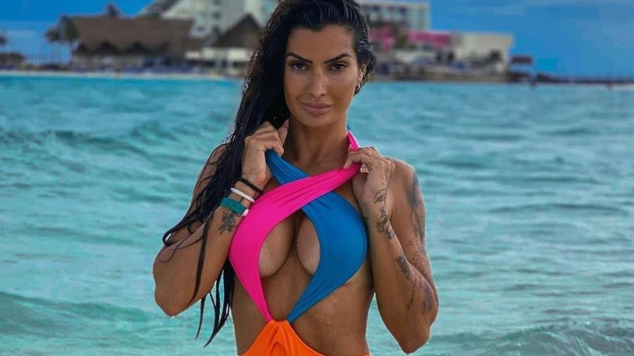 Marina Ferrari ficou confinada em hotel para participar de "A Fazenda", mas não entrou no time "titular" - Reprodução/Instagram