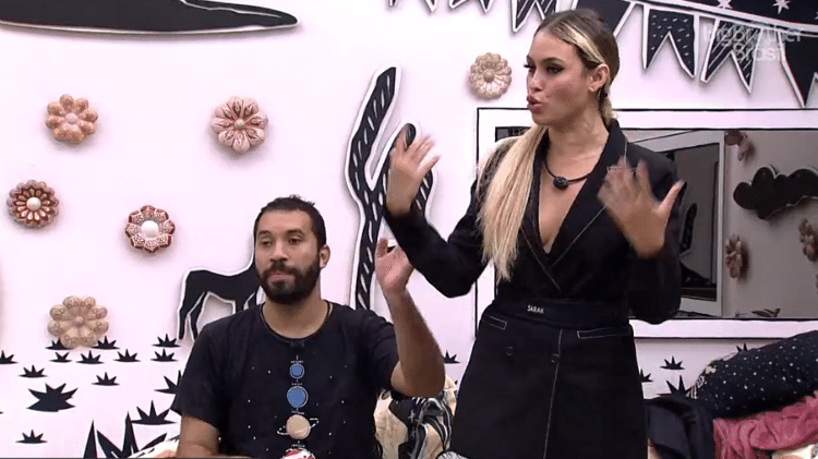 BBB 21: Sarah diz que colocará Pocah no paredão se vencer líder - Reprodução/Globoplay - Reprodução/Globoplay
