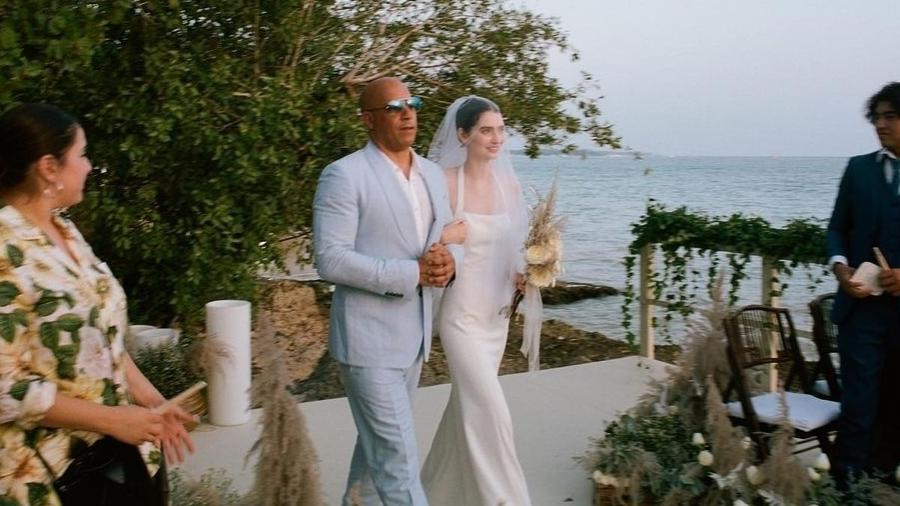 Filha de Paul Walker se casa acompanhada de Vin Diesel - Reprodução/Instagram