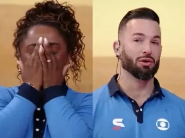 Daiane dos Santos e apresentadores da Globo choram com bronze na ginástica