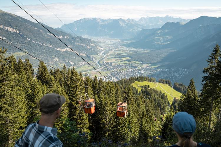 Brambrüesch, próxima a Chur, a cidade mais antiga da Suíça