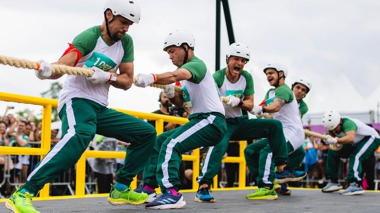 Competidores em evento de Round 6 que premiou em R$ 1 milhão vencedor em São Paulo