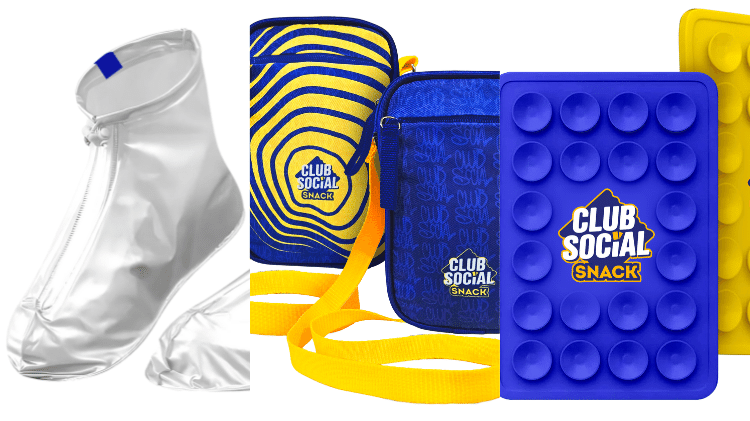 Club Social distribuirá bota protetora de tênis, ventosa para celular e shoulder bag no Lolla 2025 Club Social distribuirá bota protetora de tênis, ventosa para celular e shoulder bag no Lolla 2025
