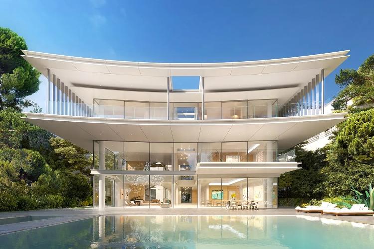 Conceito de uma das luxuosas villas à beira-mar de Mareterra Conceito de uma das luxuosas villas à beira-mar de Mareterra