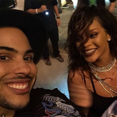 hugo gloss e rihanna - Reprodução/Instagram/hugogloss