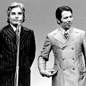 Silvio Santos recebe Cid Moreira em seu programa na Globo - Divulgação/TV Globo - Divulgação/TV Globo