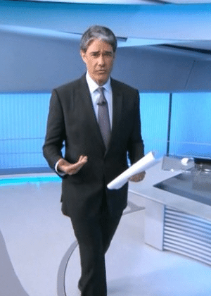 William Bonner no "Jornal Nacional" - Reprodução/TV Globo