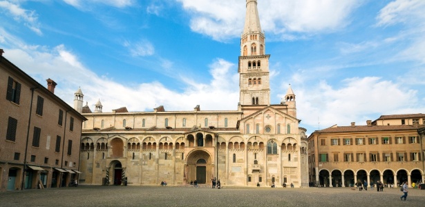 A Catedral de Modena, que fica na Piazza Grande, centro histórico da cidade - Getty Images