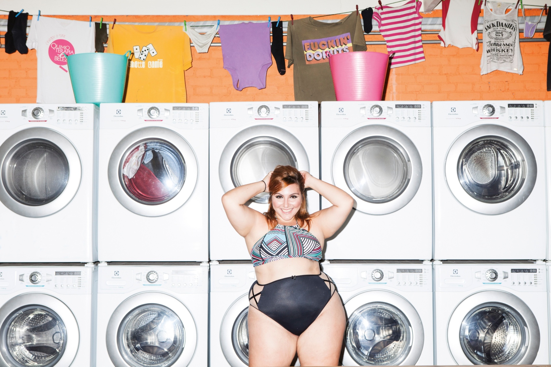31.out.2016 - "Playboy" divulga foto de ensaio com a jornalista Ju Romano, a primeira plus size a posar para a revista masculina - Vivi Bacco/Playboy/Divulgação