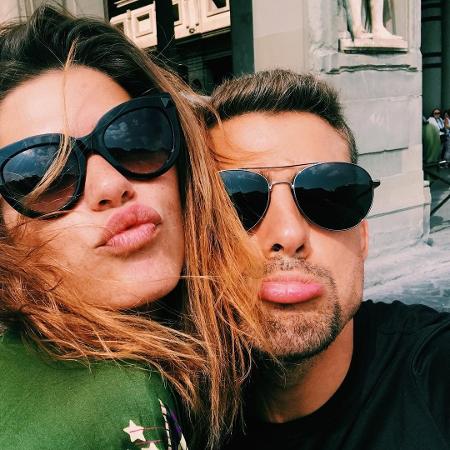 Cauã Reymond e a namorada Mariana Goldfarb - Reprodução/Instagram