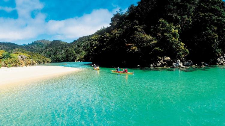 Abel Tasman National Park, na Nova Zelândia - Gareth Eyres/Tourism New Zealand - Gareth Eyres/Tourism New Zealand