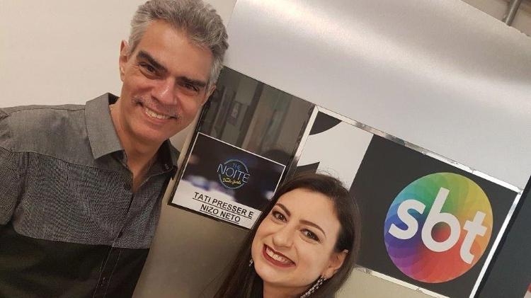 Nizo Neto e a mulher Tatiana Presser serão convidados do "The Noite" - Divulgação - Divulgação