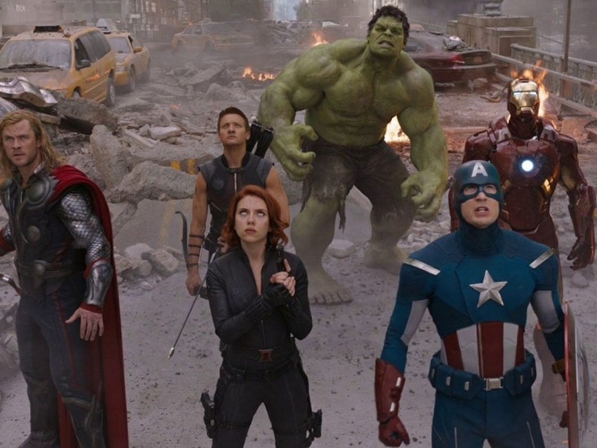 Avengers, Os 6 originais despedem-se na apresentação do filme