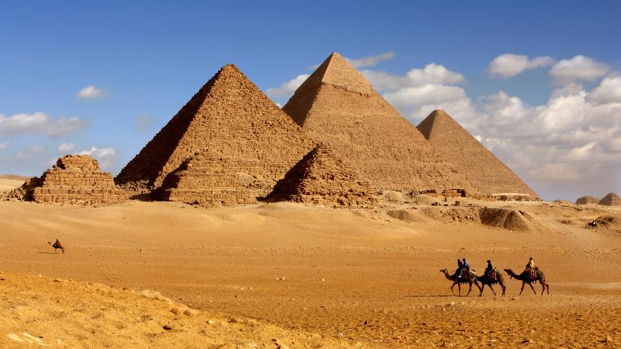 Pirâmides de Gizé, no Egito - Getty Images/iStockphoto