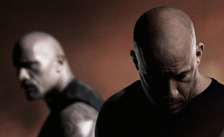 Vin Diesel e Dwayne The Rock Johnson em pôster de 'Velozes e Furiosos 8'
