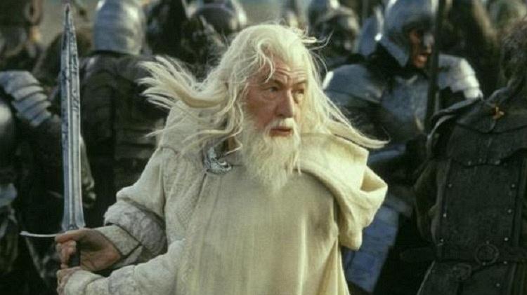Em "O Senhor dos Anéis" as espadas também aparecem aos montes, como a Glamdring, de Gandalf - Alamy - Alamy