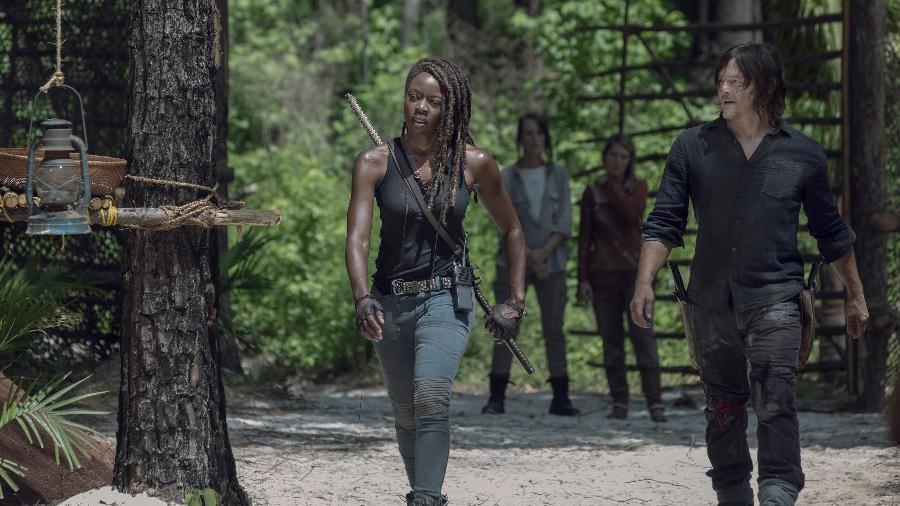 Michonne (Danai Gurira) e Daryl (Norman Reedus) em The Walking Dead - JACKSON LEE DAVIS/AMC