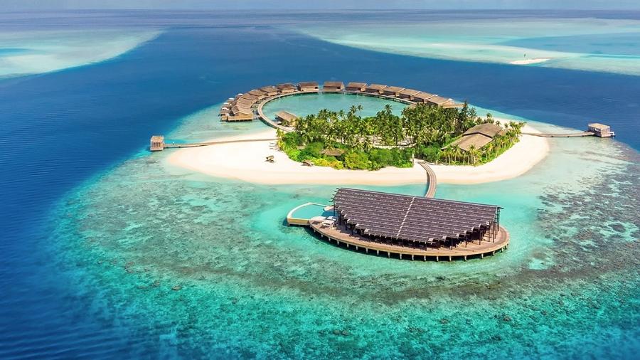 O resort Kudadoo Maldives, nas Maldivas - Divulgação
