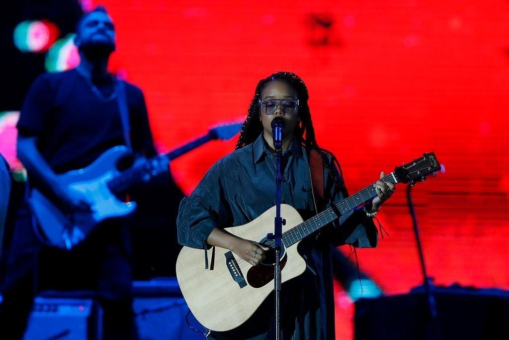 A cantora Gabriella Wilson, conhecida como H.E.R, no Rock in Rio 2019 - WAGNER MEIER/GETTYIMAGES