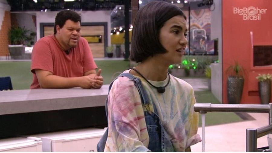 BBB 20: Babu e Manu conversam na cozinha da xepa - Reprodução/Globoplay