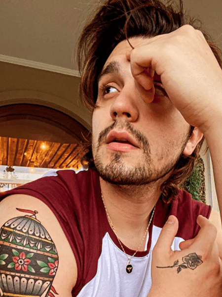 Luan Santana exibe nova tatuagem no braço direito - Reprodução/Instagram