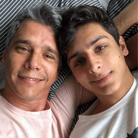 Marcio Garcia com o filho mais velho Pedro, de 17 anos - Reprodução/Instagram/@oficialmarciogarcia