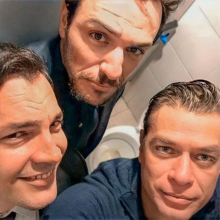 Rodrigo e Fabio aparecem acompanhados de Daniel Boaventura - Reprodução/Instagram @danielboaventura