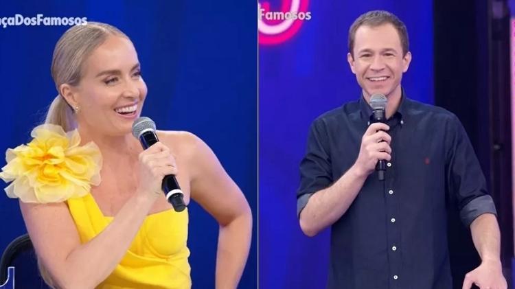 Angélica prevê que Leifert ficará mais tempo aos domingos - Reprodução/Rede Globo - Reprodução/Rede Globo